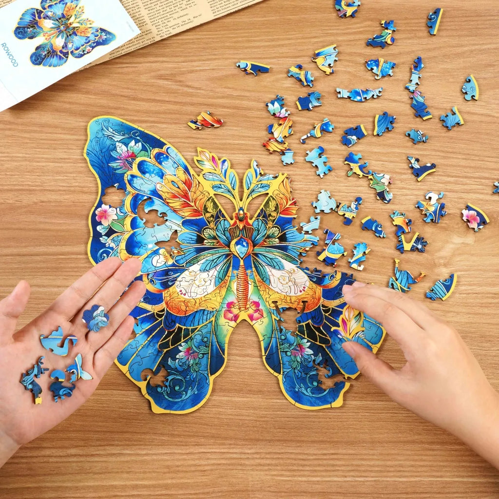 Morpho Helena Wooden Jigsaw Puzzle