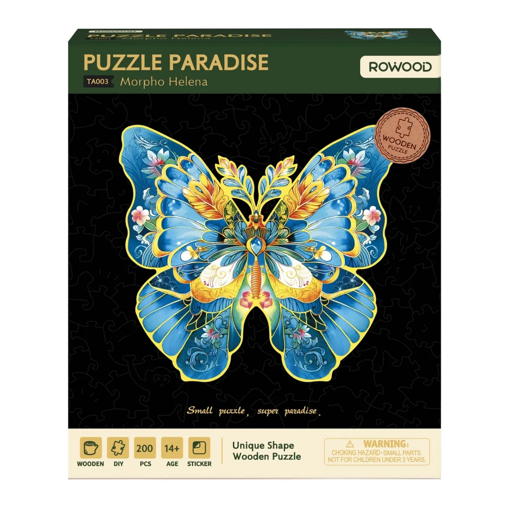 Morpho Helena Wooden Jigsaw Puzzle