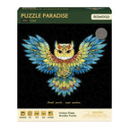 Owl Colorful Wooden Jigsaw Puzzle