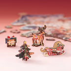 Christmas Town Wooden Jigsaw Puzzle