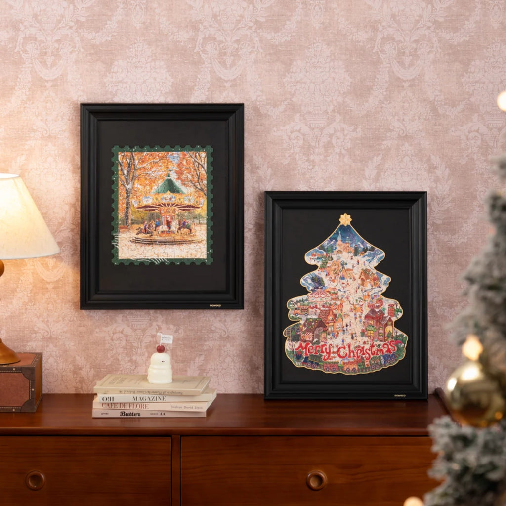 Christmas Town Wooden Jigsaw Puzzle