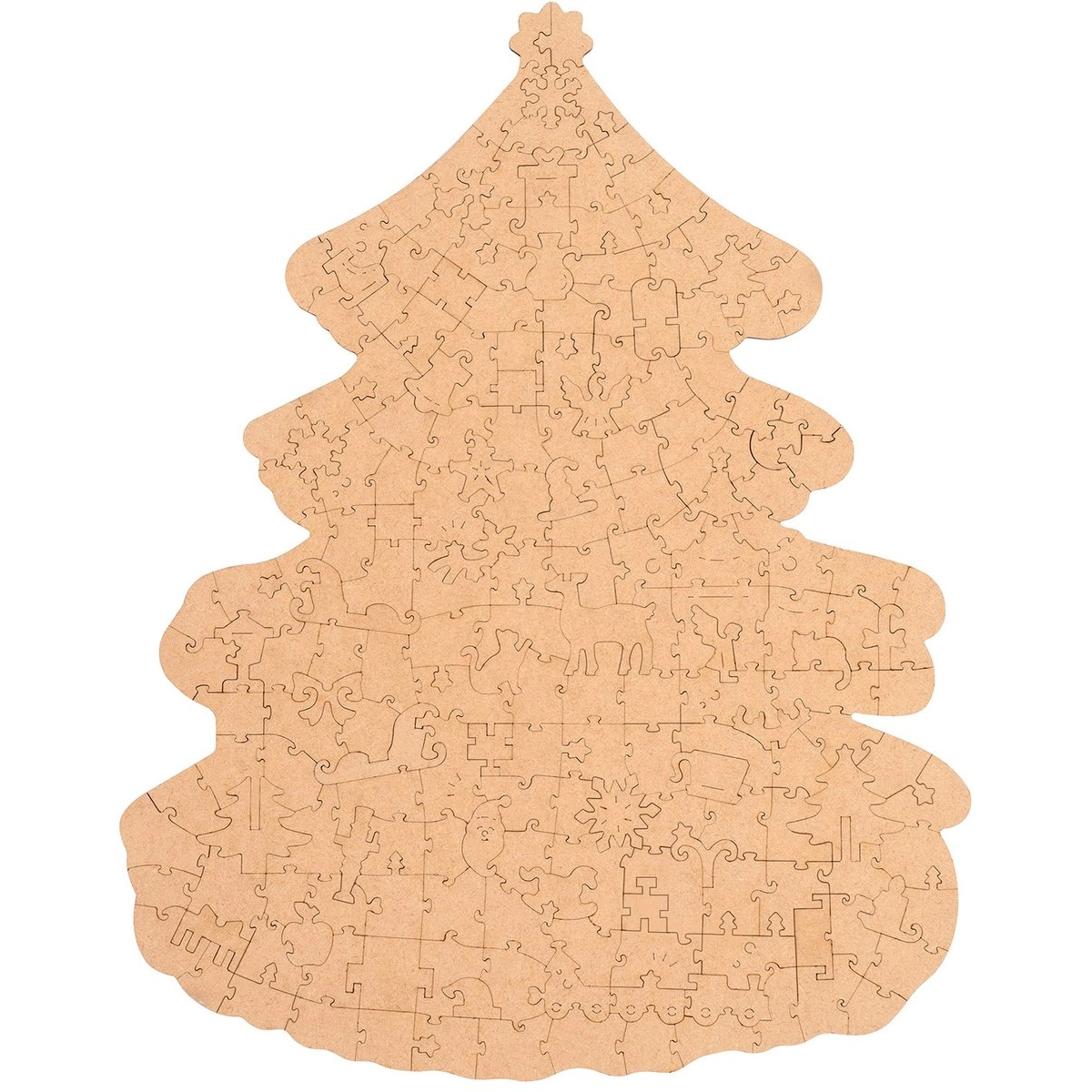 Christmas Town Wooden Jigsaw Puzzle