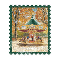Golden Autumn Carousel Wooden Jigsaw Puzzle