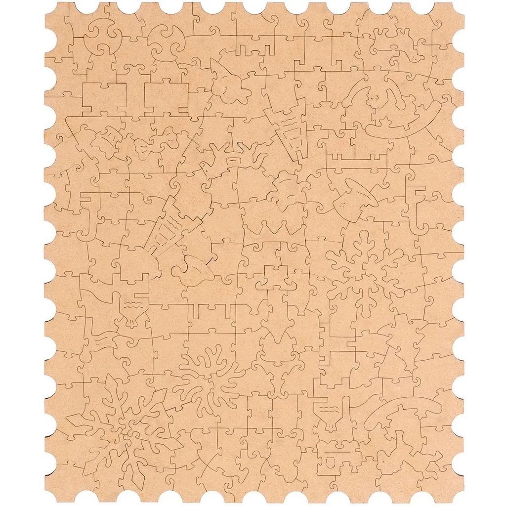 Golden Autumn Carousel Wooden Jigsaw Puzzle