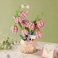 Pink Lily of the Valley DIY Wooden Bouquet Kit