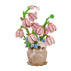 Pink Lily of the Valley DIY Wooden Bouquet Kit