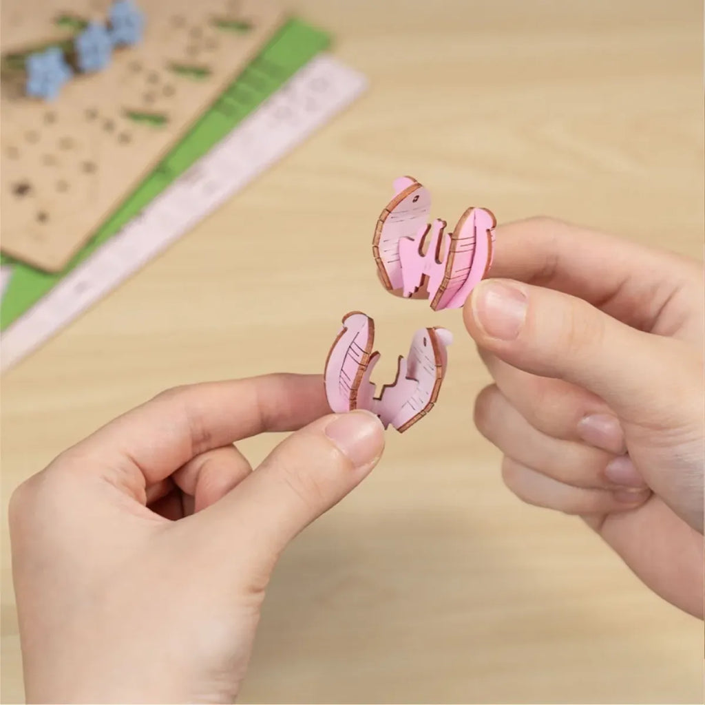 Pink Lily of the Valley DIY Wooden Bouquet Kit