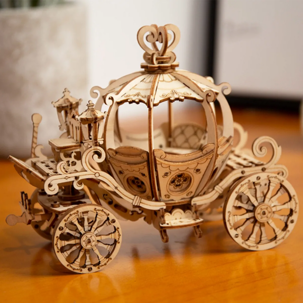 Pumpkin Cart 3D Wooden Puzzle