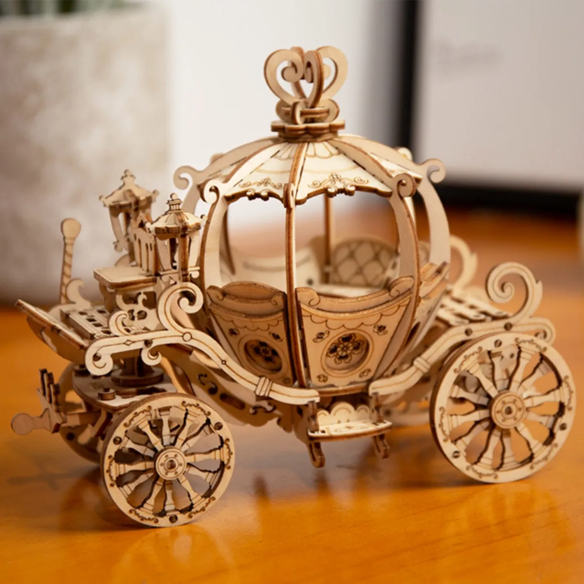 Pumpkin Cart 3D Wooden Puzzle