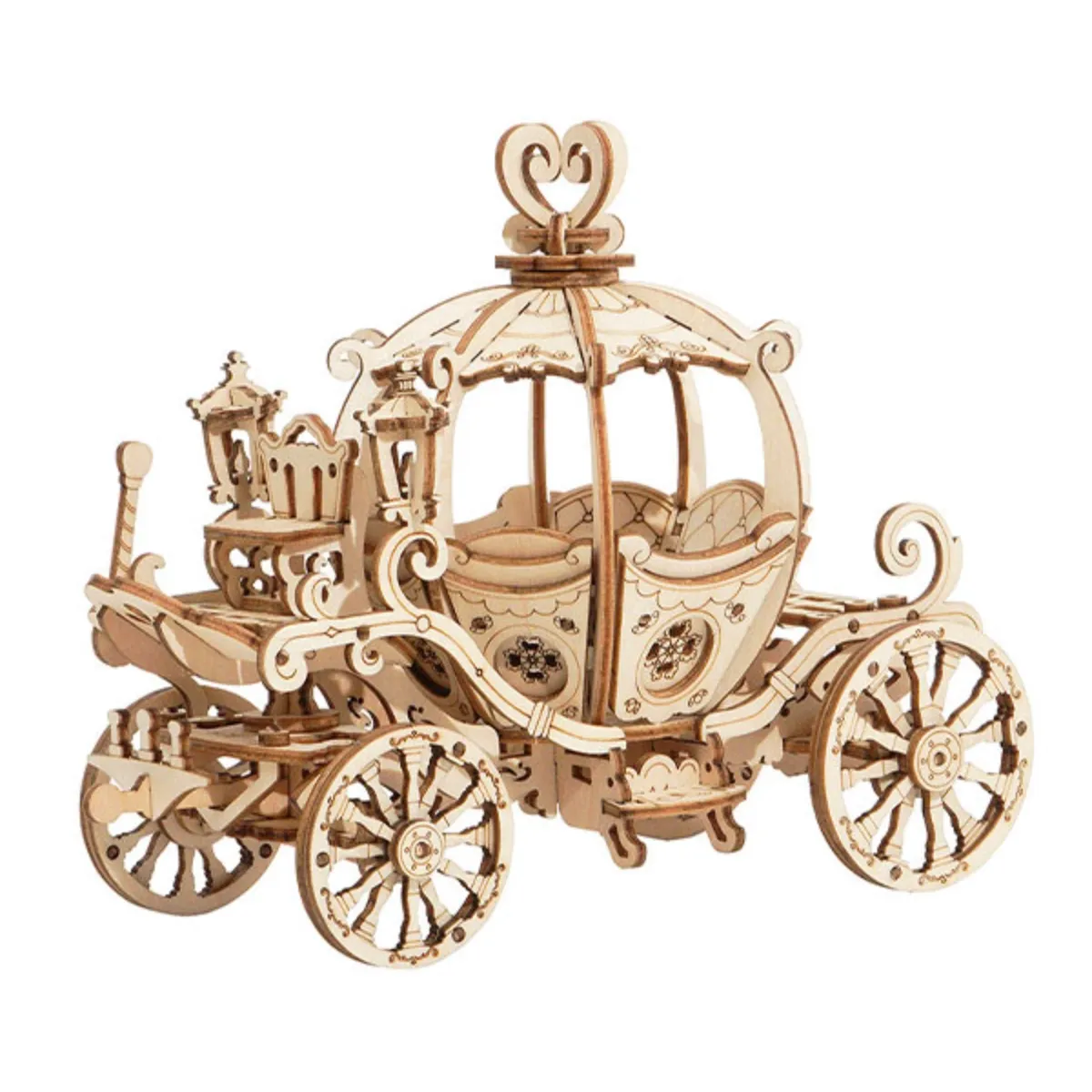 Pumpkin Cart 3D Wooden Puzzle