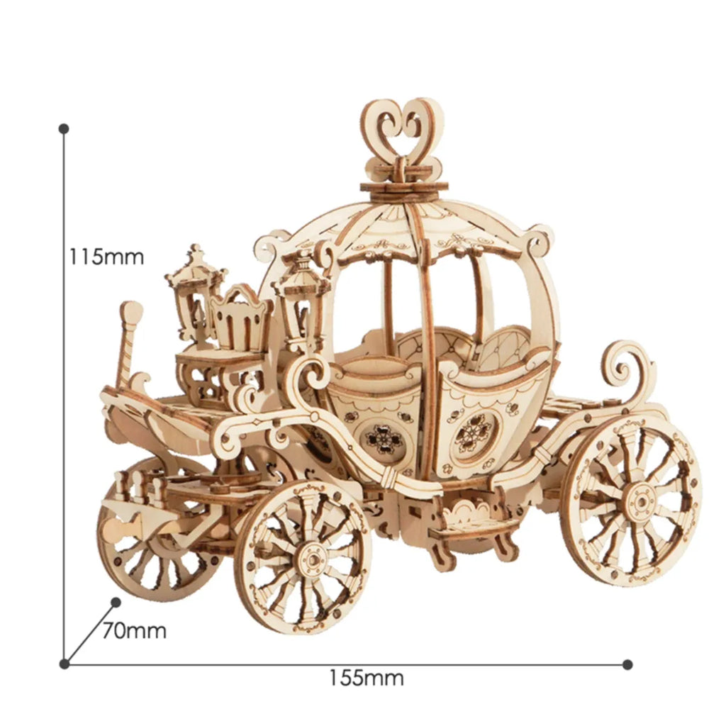 Pumpkin Cart 3D Wooden Puzzle