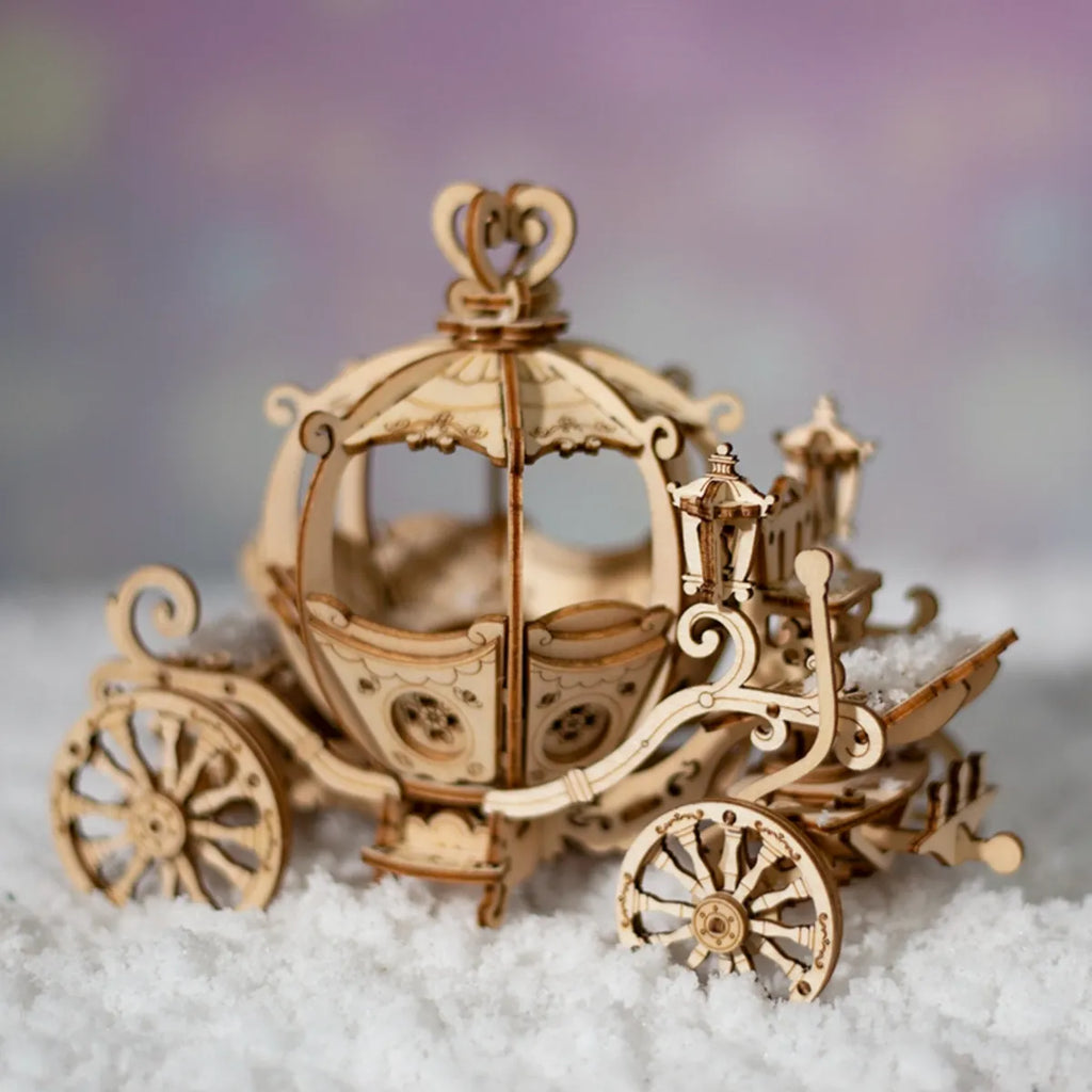 Pumpkin Cart 3D Wooden Puzzle