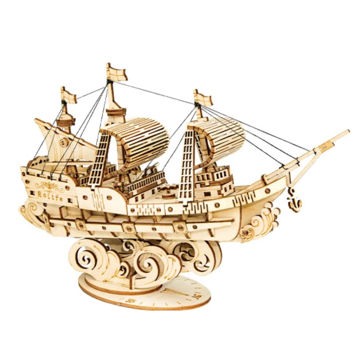 Sailling Ship Model 3D Wooden Puzzle