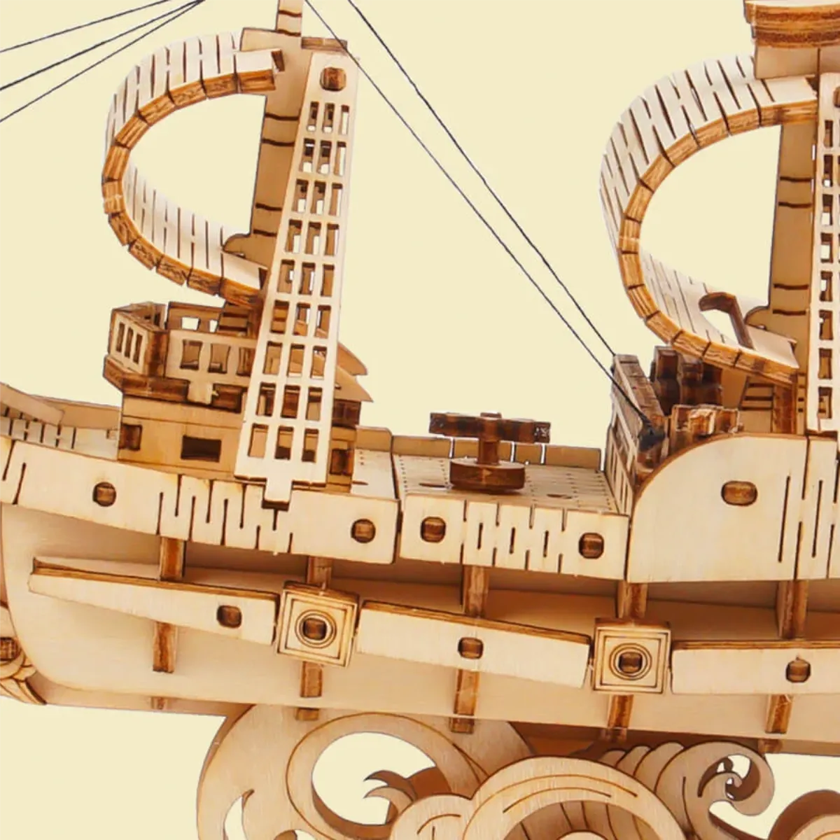 Sailling Ship Model 3D Wooden Puzzle