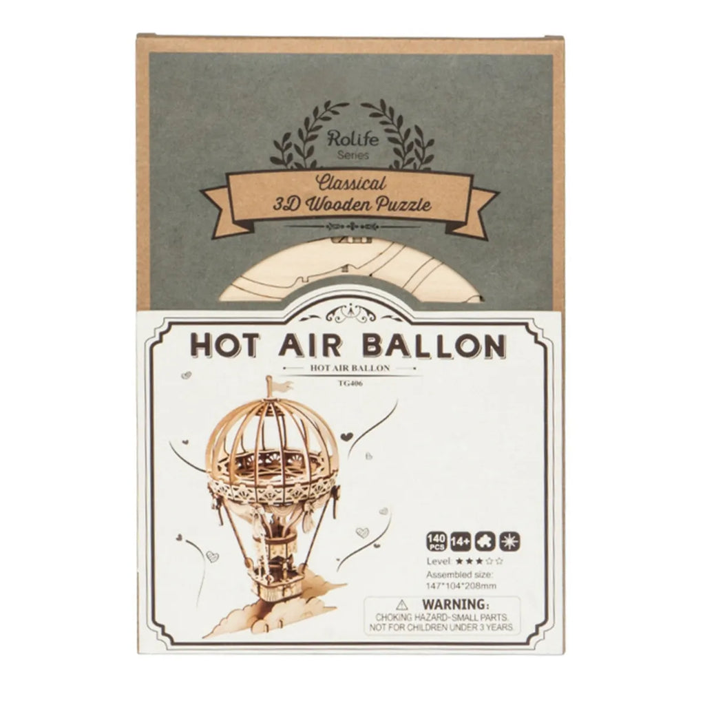 Hot Air Balloon 3D Wooden Puzzle