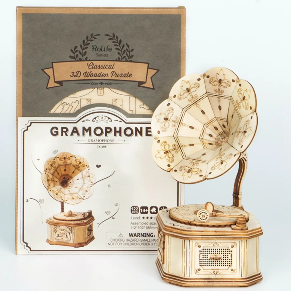 Gramophone 3D Wooden Puzzle