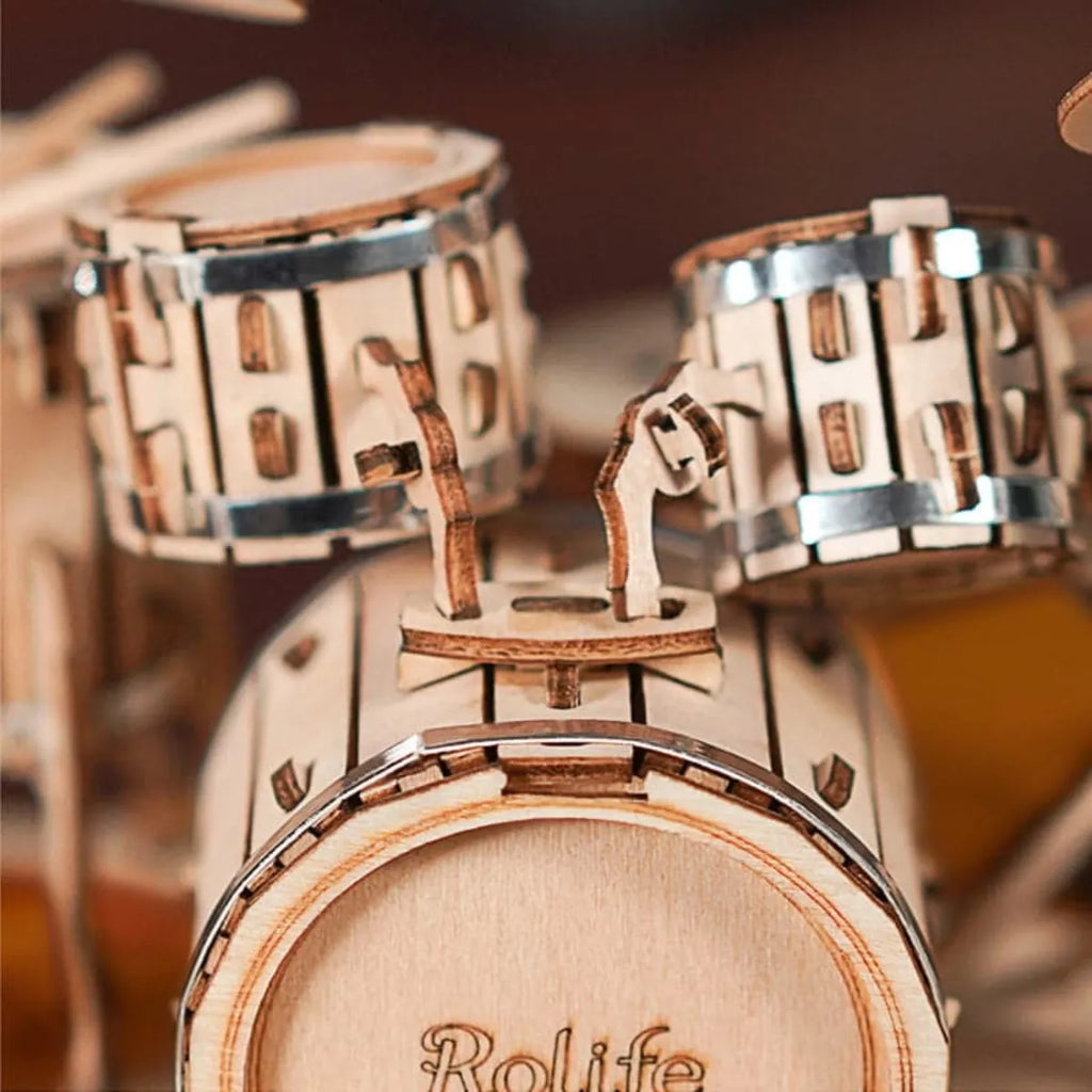 Drum Kit 3D Wooden Puzzle