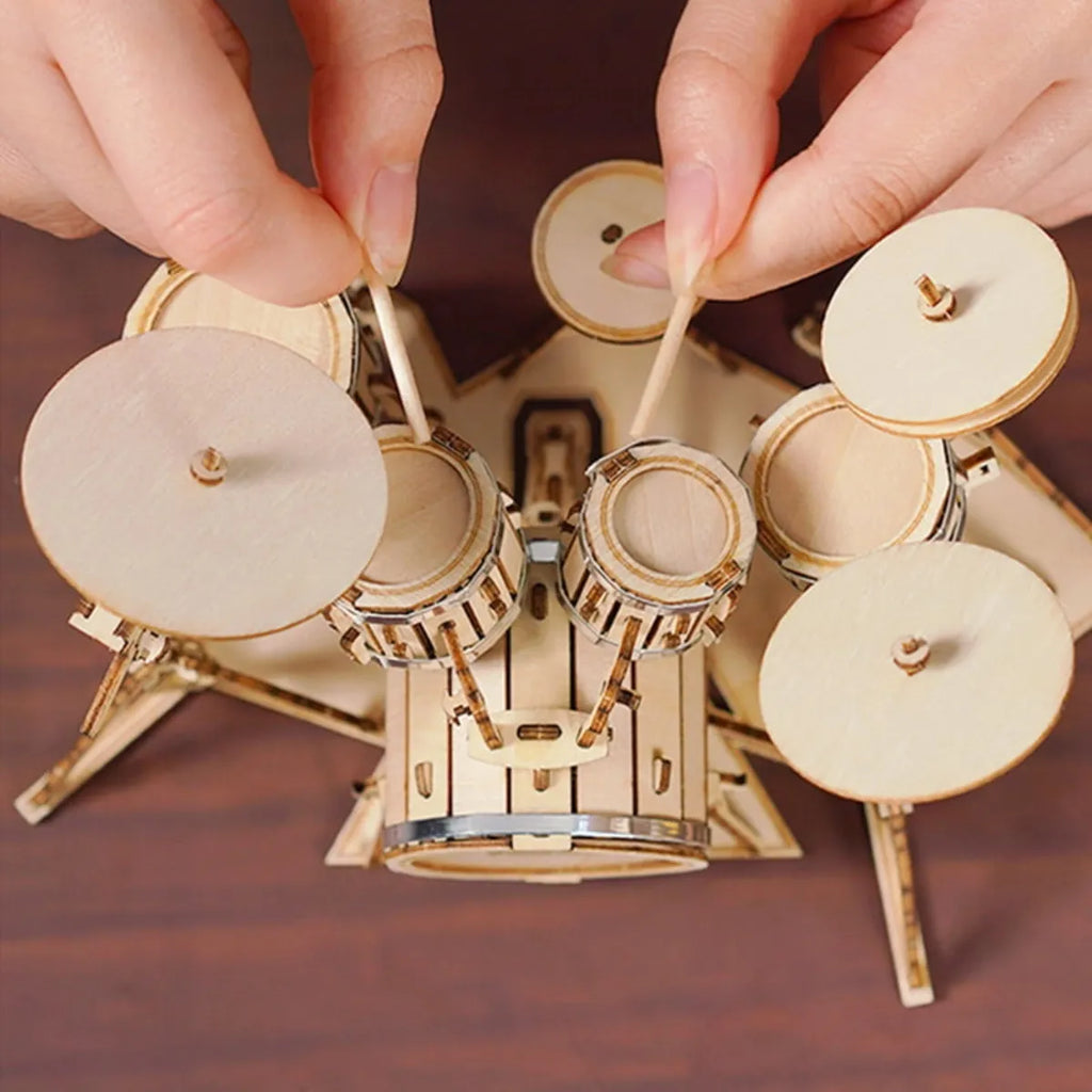Drum Kit 3D Wooden Puzzle