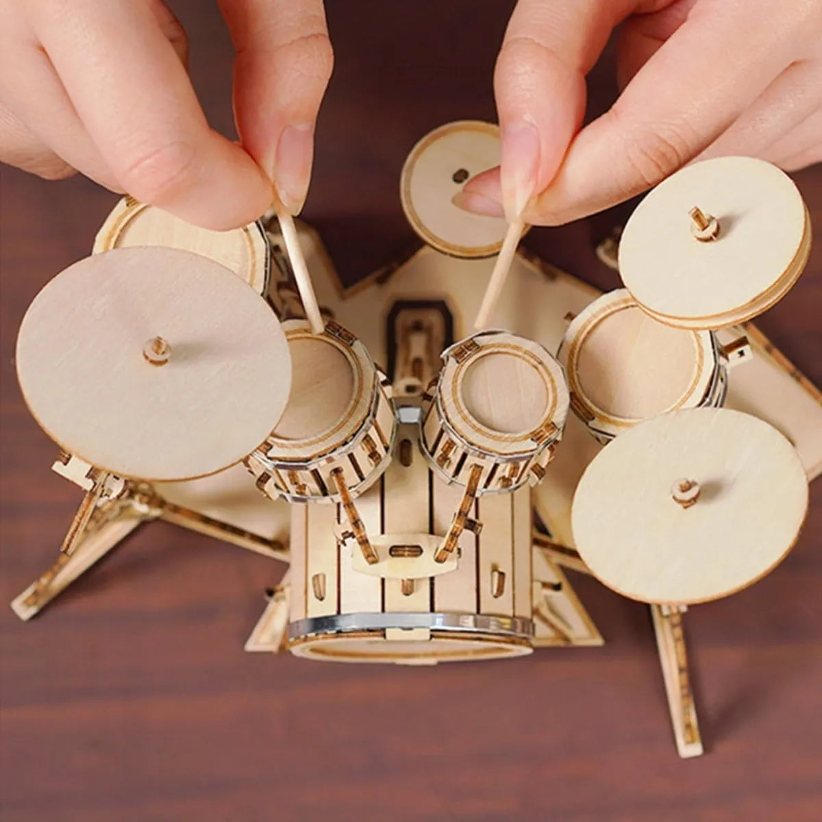 Drum Kit 3D Wooden Puzzle