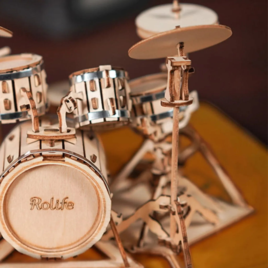 Drum Kit 3D Wooden Puzzle