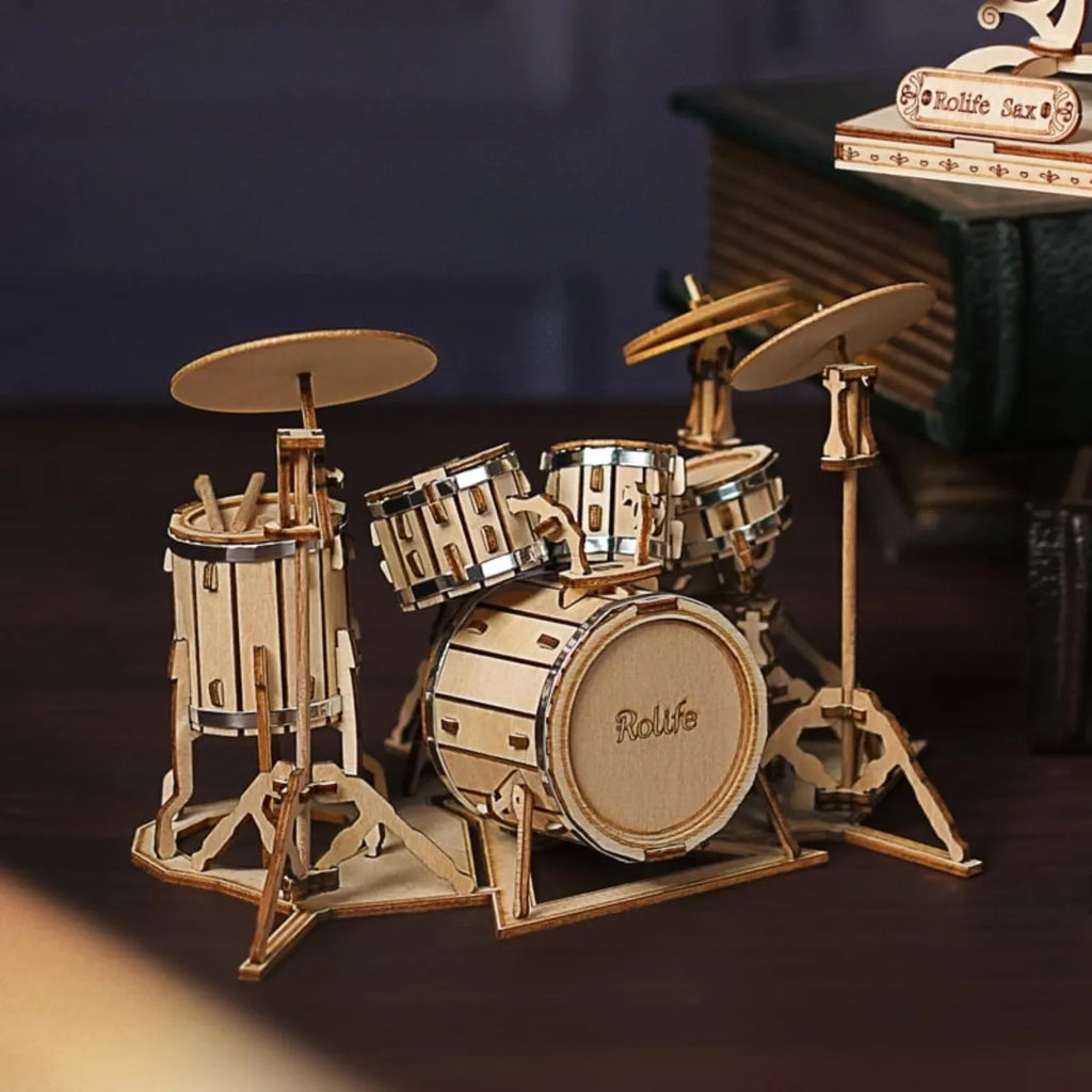 Drum Kit 3D Wooden Puzzle