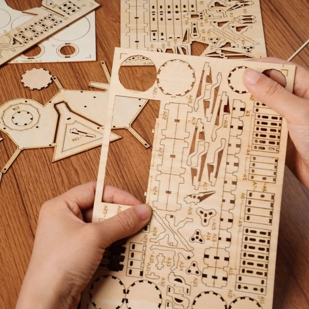 Drum Kit 3D Wooden Puzzle