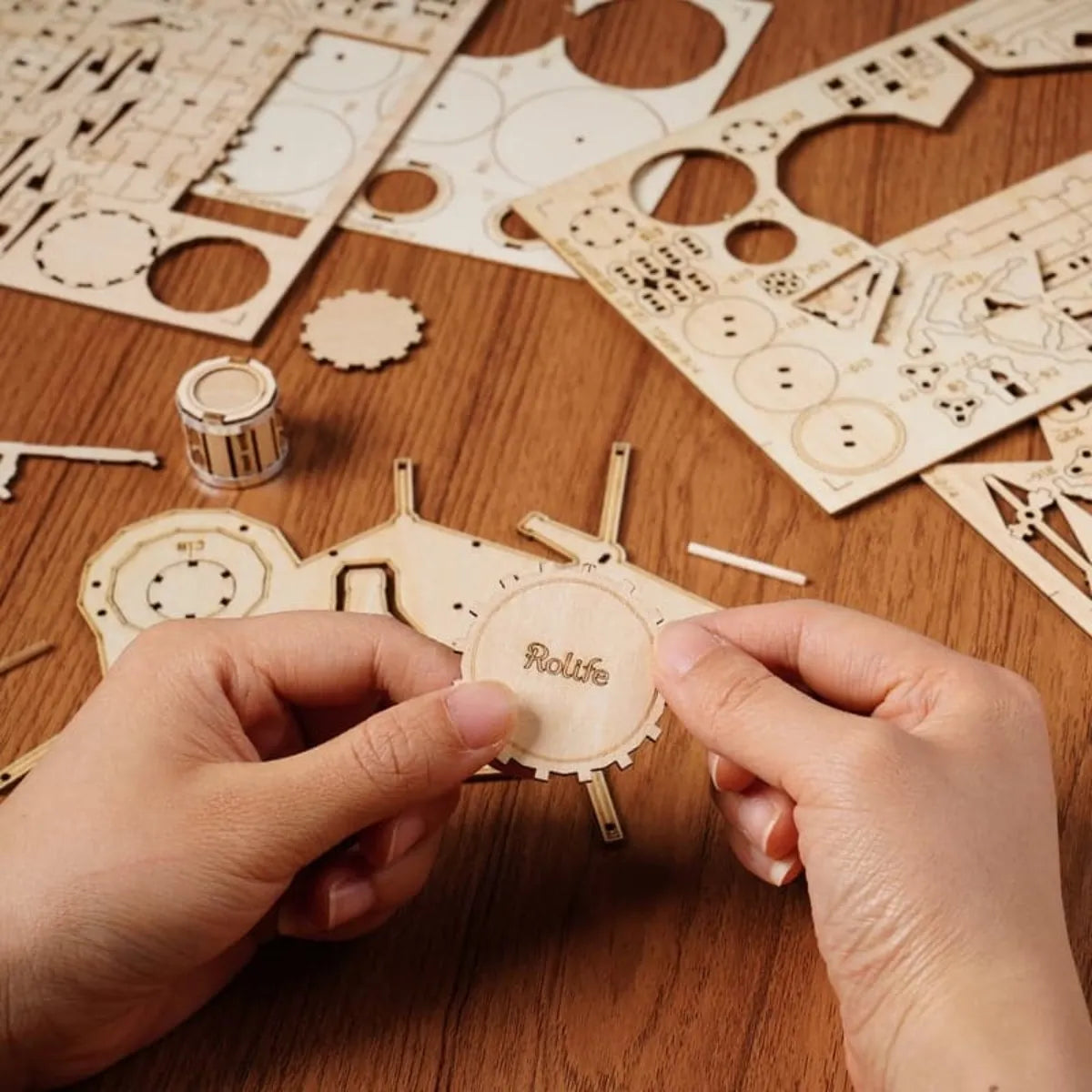 Drum Kit 3D Wooden Puzzle