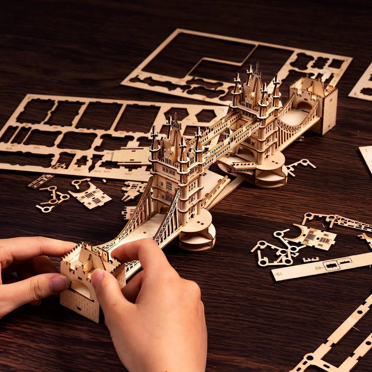 Tower Bridge 3D Wooden Puzzle