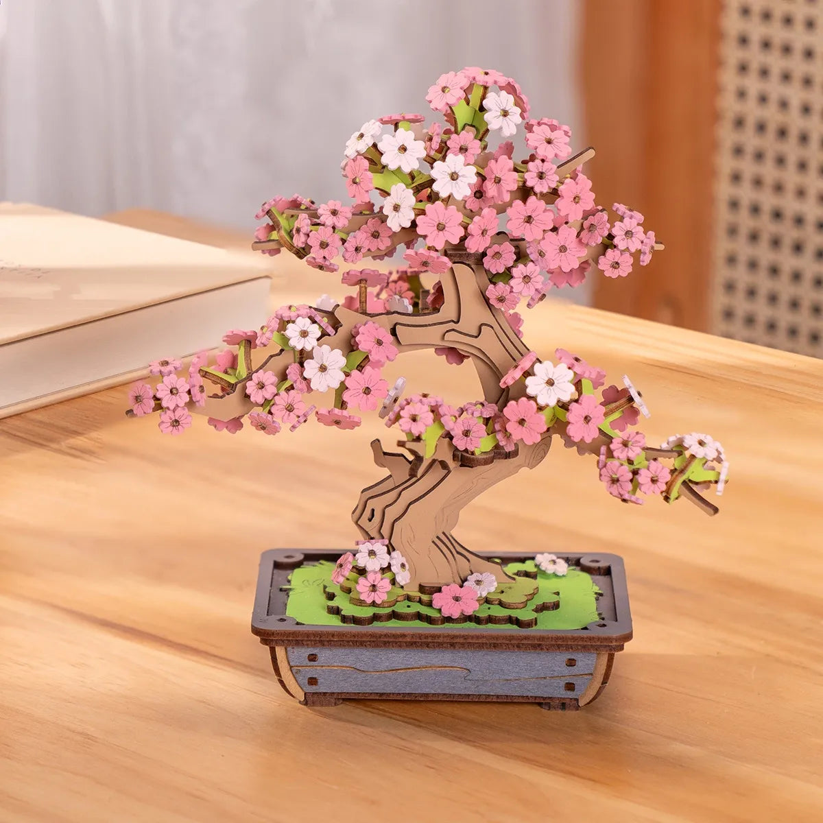 Sakura Bonsai DIY Wooden 3D Puzzle