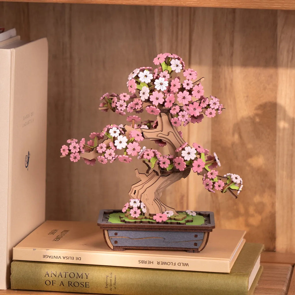 Sakura Bonsai DIY Wooden 3D Puzzle
