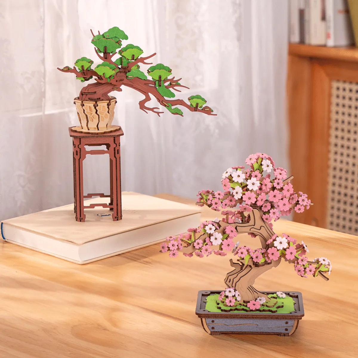 Sakura Bonsai DIY Wooden 3D Puzzle