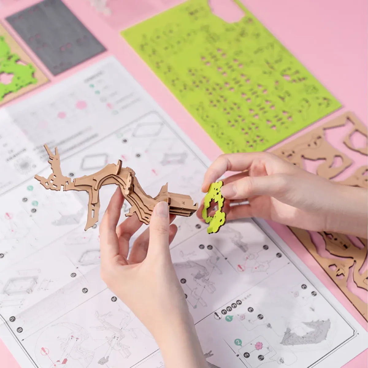 Sakura Bonsai DIY Wooden 3D Puzzle