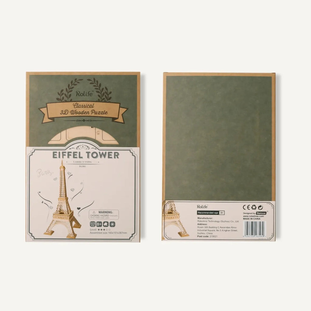 Eiffel Tower 3D Wooden Puzzle