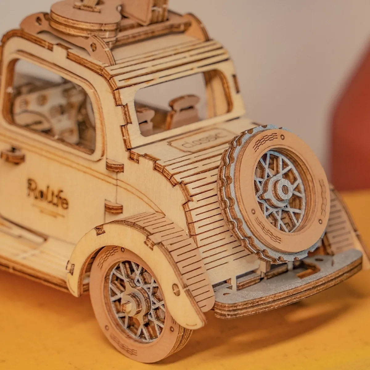 Vintage Car 3D Wooden Puzzle