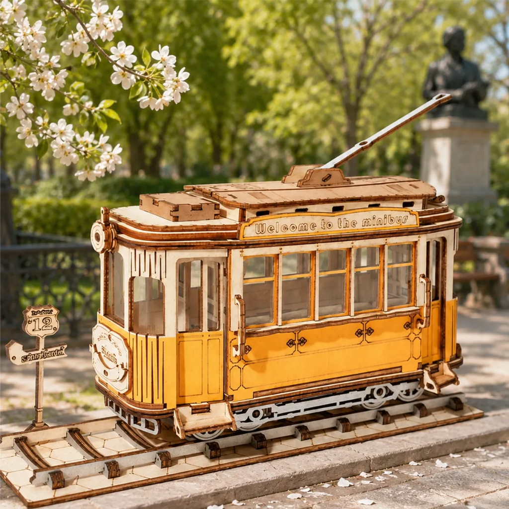 Tramcar 3D Wooden Puzzle