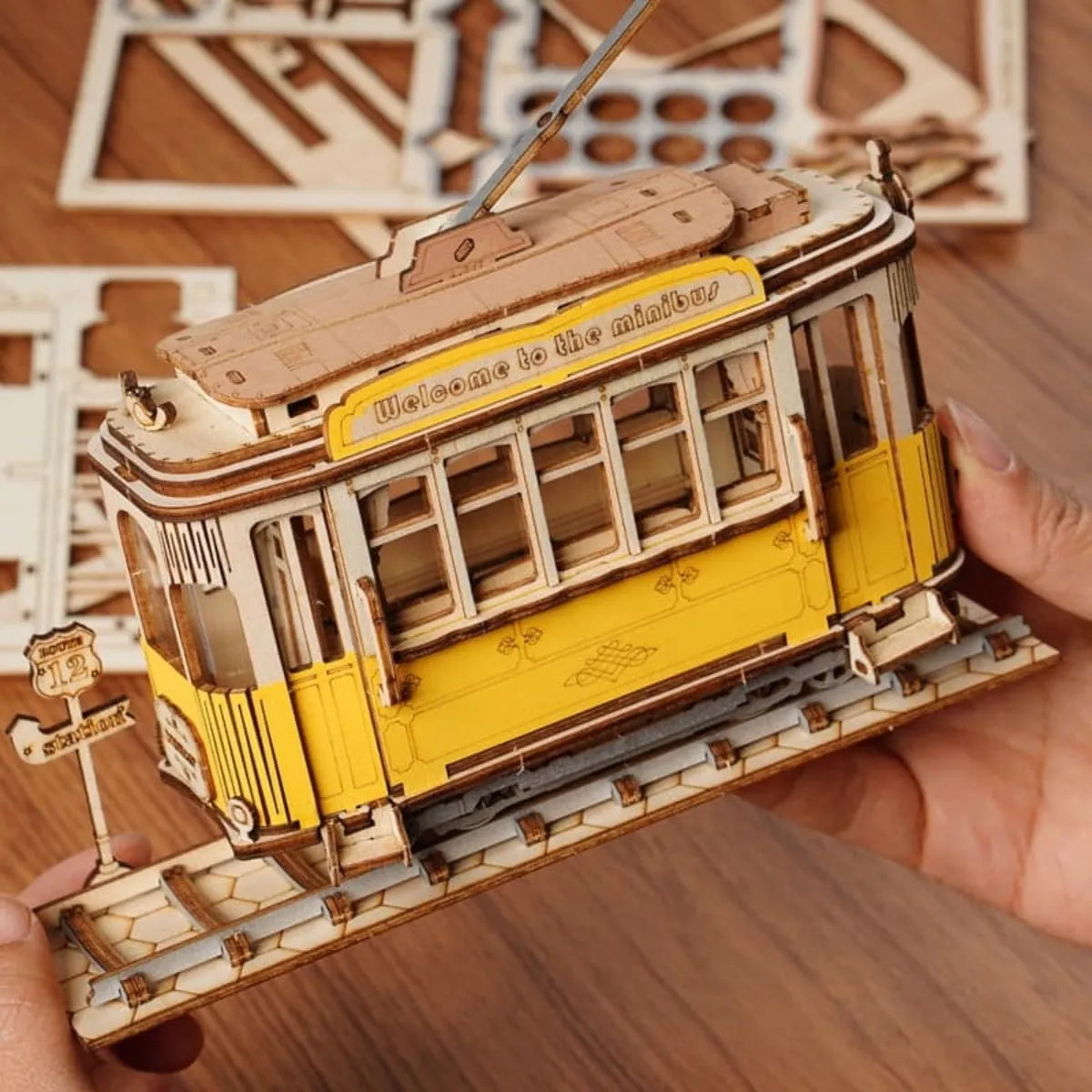Tramcar 3D Wooden Puzzle