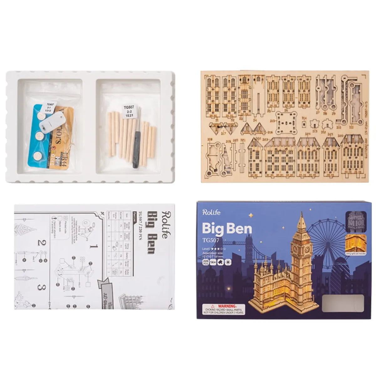 Big Ben 3D Wooden Puzzle