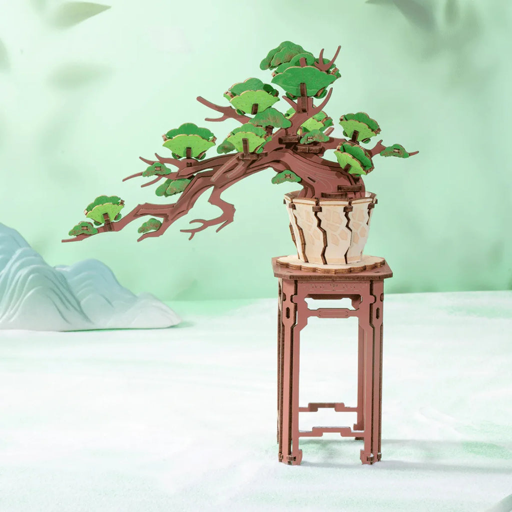 Evergreen Pine Bonsai DIY Wooden 3D Puzzle