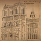 Paris Cathedral 3D Wooden Puzzle