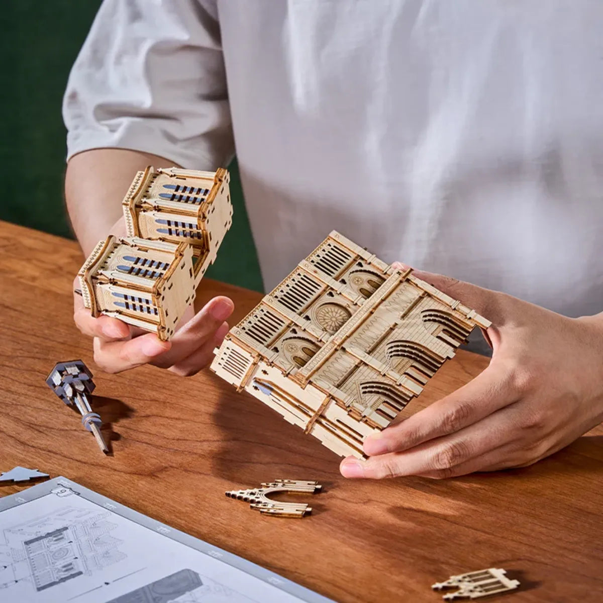 Paris Cathedral 3D Wooden Puzzle