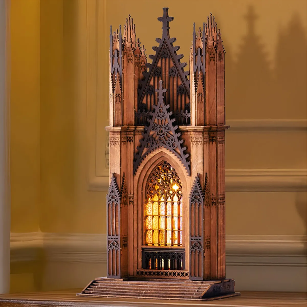Twin-Tower Cathedral 3D Wooden Puzzle