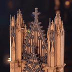 Twin-Tower Cathedral 3D Wooden Puzzle