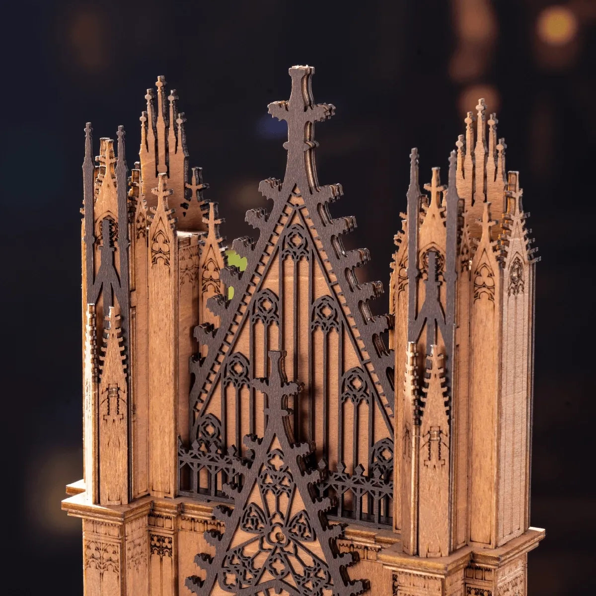 Twin-Tower Cathedral 3D Wooden Puzzle