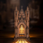 Twin-Tower Cathedral 3D Wooden Puzzle
