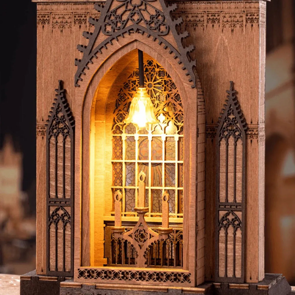 Twin-Tower Cathedral 3D Wooden Puzzle