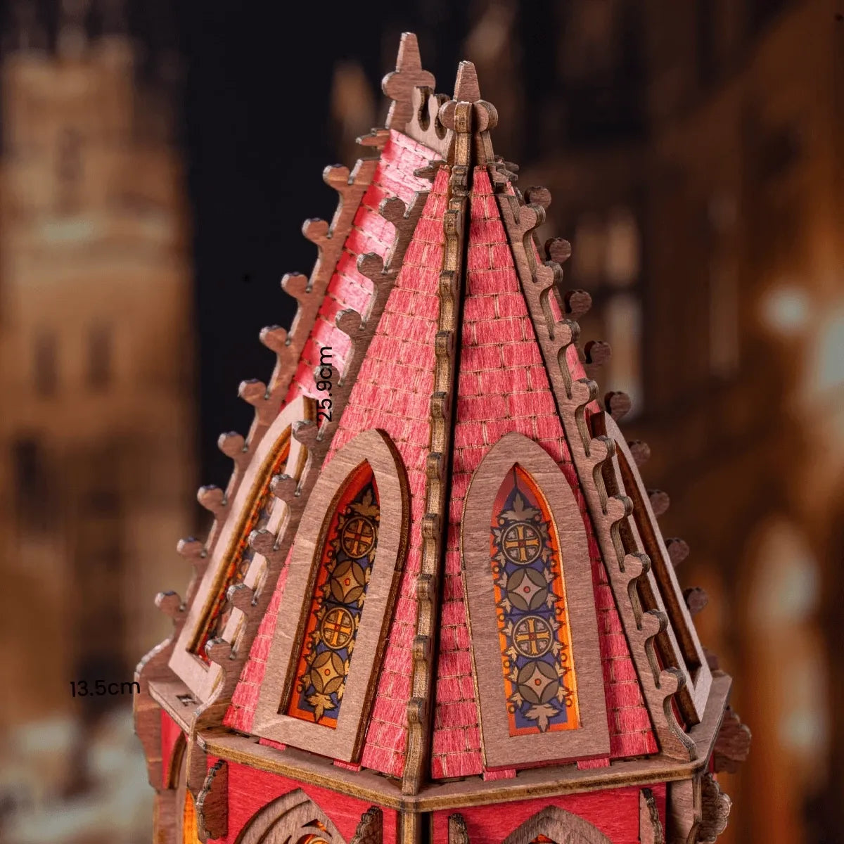 Geometric Cathedral 3D Wooden Puzzle
