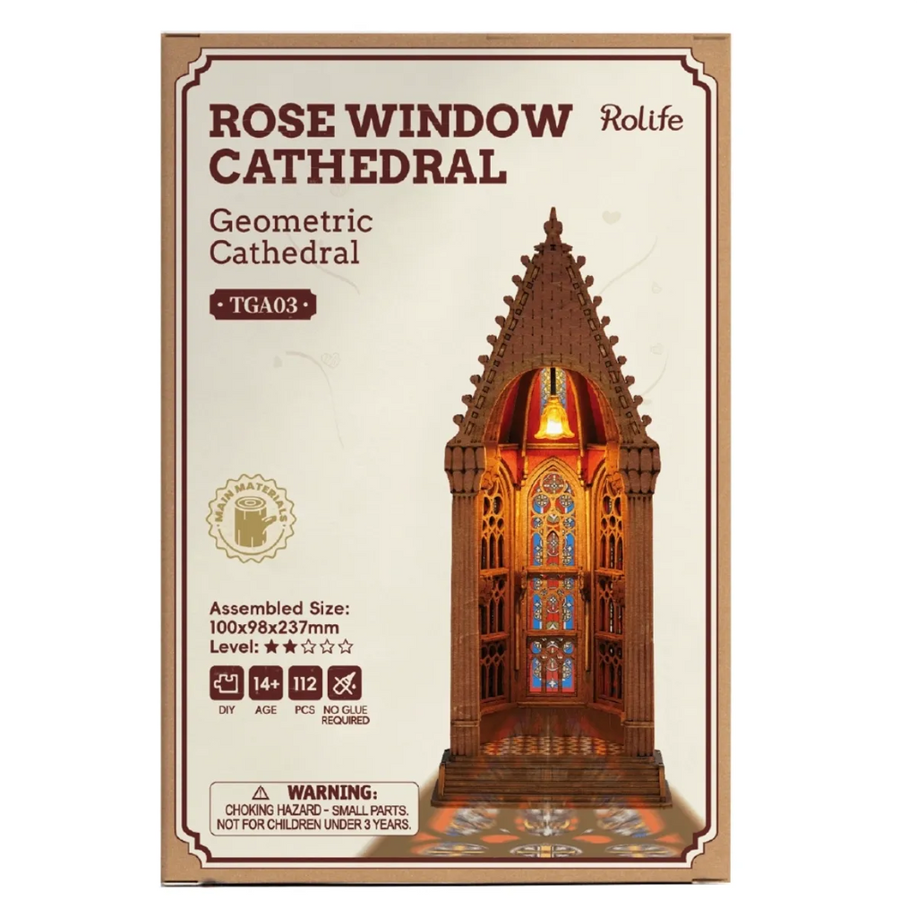 Geometric Cathedral 3D Wooden Puzzle