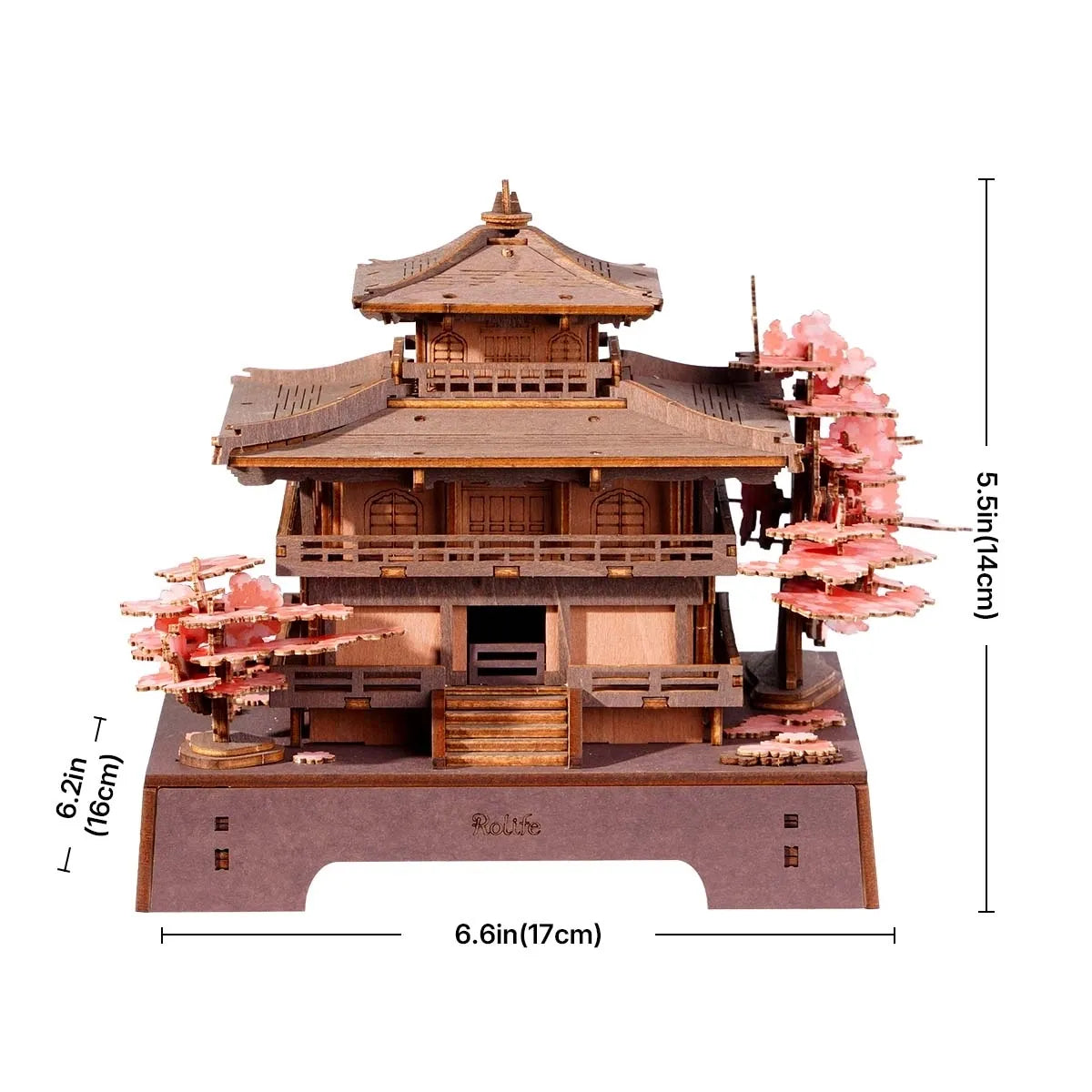Sakura Pavilion 3D Wooden Puzzle