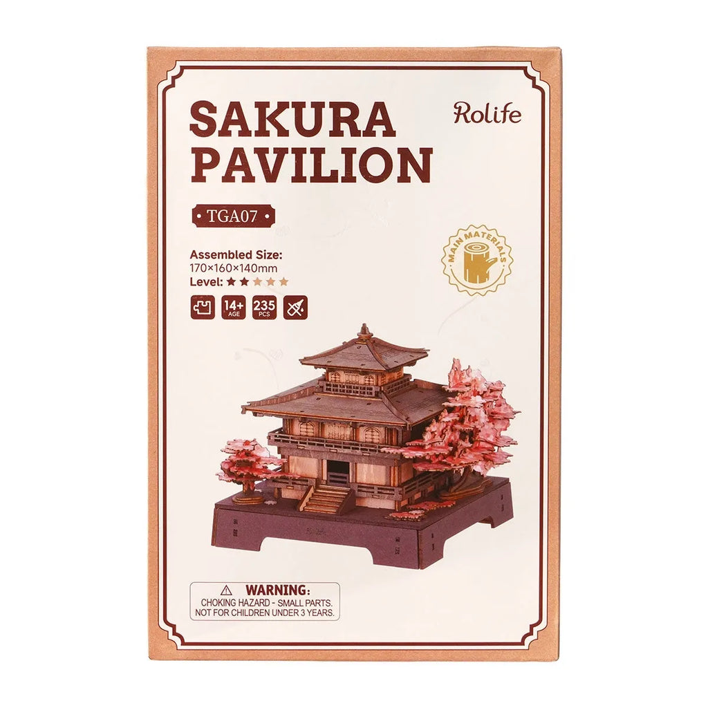 Sakura Pavilion 3D Wooden Puzzle