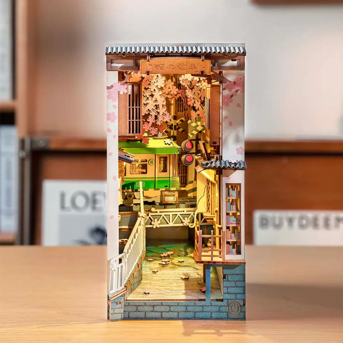Sakura Densya DIY Book Nook Kit